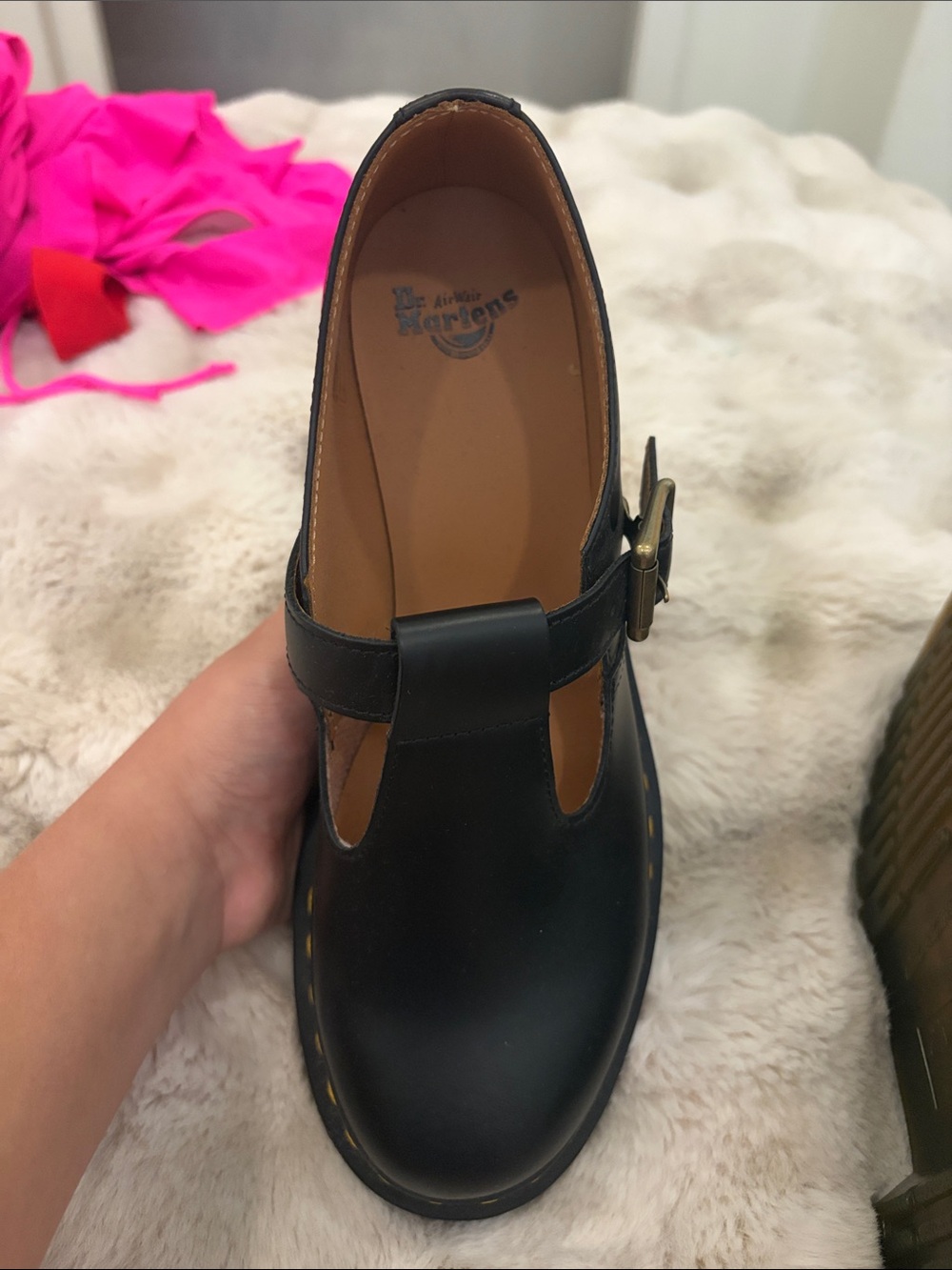 Dr. Martens Black Leather Mary Jane Loafers - Picture 5 of 5